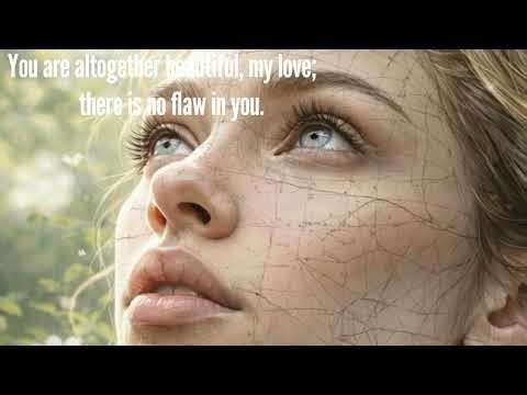 You are altogether beautiful, my love; there is no flaw in you.