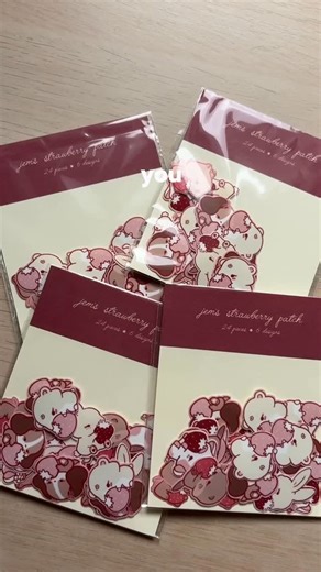 jem’s strawberry patch on Instagram: "how i make my best selling sticker flakes! #smallbusiness"