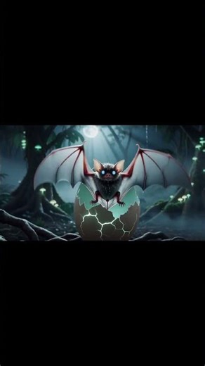 A Giant Egg Hatched in the Dark Jungle🦇✨#drama #funny #wildlife #memes