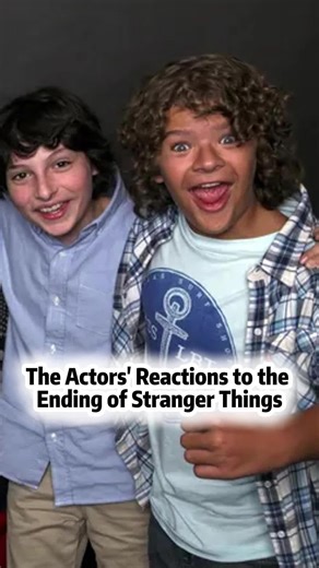 Actors React to the Ending of Stranger Things