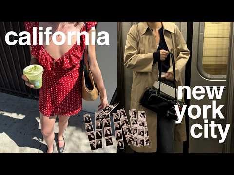 days spent in nyc + california (vlog)