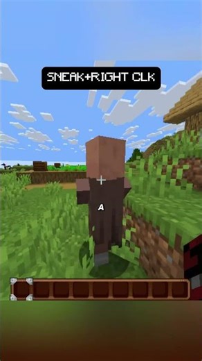 Easiest way to transfer VILLAGERS... #minecraftshorts #coolmods