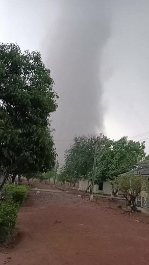 Aftermath of a Tornado: Rural Area Damage Scenes