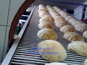 Arabic Pita Bread Production Line CE - BakriCo Bakery Equipment | خط آلي لخبز العربي ثلاثي الإنتاج