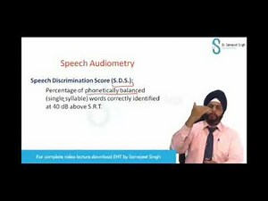 ENT Speech Audiometry