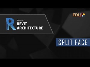 Advanced tutorial for Revit: How to split a face in Revit for apply different material.