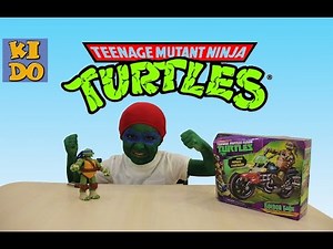 Байк черепашка ниндзя мотоцикл TURTLES распаковка для детей Mutant Ninja Turtles BIKE Unpacking