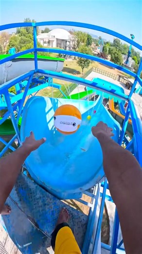Bella ciao parkour football challenge waterslide pov 💥💦