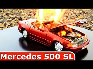 This Is What You Should NOT Do With Your Car - Burning My Mercedes 500 SL - The Car Is On FIRE