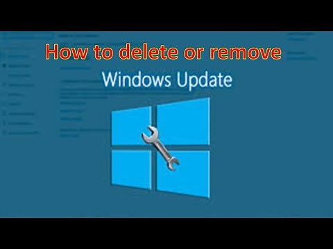 How to delete windows 10 updates