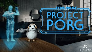 PROJECT PORG Mixed-Reality Game Lets You Raise a Porg Family