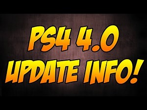Playstation 4 System Update 4.0 Beta Information - CHANGE PSN ID + BACKWARDS COMPATIBILITY + MORE