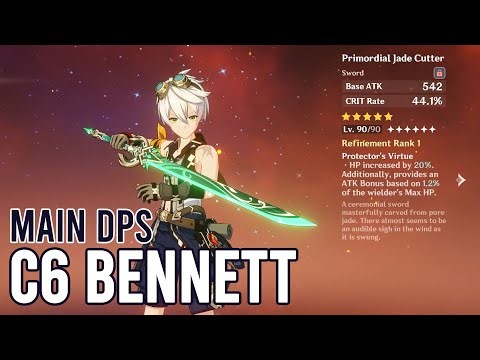 Main DPS C6 Bennett in national team is deadly! | Genshin Impact