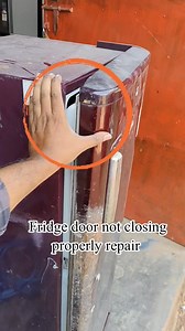 Fridge door not closing properly #reels | Simple solutions