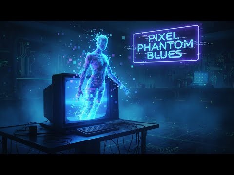 Pixel Phantom Blues | Haunting Digital Blues (AI Music)