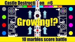 【物理演算】生え続ける超ﾛﾝｸﾞﾀﾜｰの破壊ﾊﾞﾄﾙ6【Algodoo】