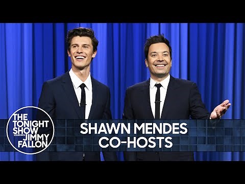 Co-Host Shawn Mendes Tells Jokes in Jimmy's Monologue | The Tonight Show Starring Jimmy Fallon