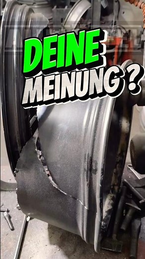 Glaubst du das macht Sinn? Alufelge Schweißen reparieren ?