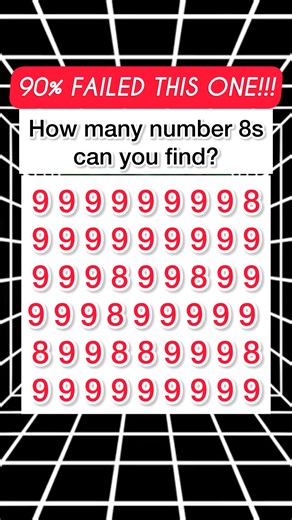 How many number 8s can you find? #quiz #QuizTime #fun #noblequiz #fblifestyle | iPhone Series