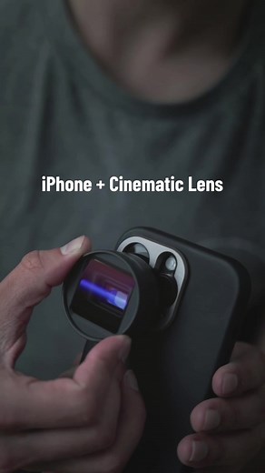 Turn your iPhone videos into horiztonal, cinematic pieces with the Anamorphic 1.55x Lens 🎥 #iphone14pro #filmmaking #shotoniphone #iphonecinematic #cinematography