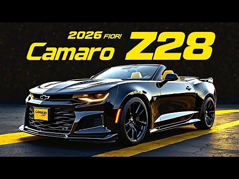 2026 Chevrolet Camaro Z28 Convertible – INSANE Power, Design & Tech!