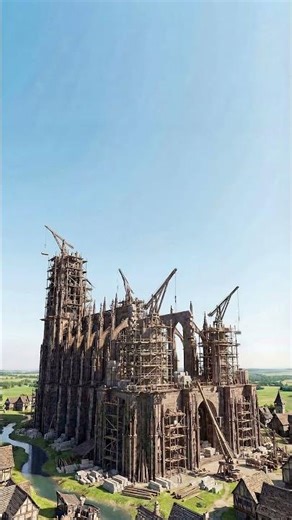 They Turned an Empty Field Into a Massive Medieval Cathedral