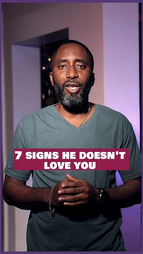 7 signs he doesn't love you and the obvious signs | Advice for Women | MRrevolutioncoaching.com 7 signs he doesn't love you and the obvious signs. There are always indications that you are loved, especially by the man in your life. Love is an expressive emotion. When the reverse is the case, the signs are also there that he doesn't love you. This topic speaks about