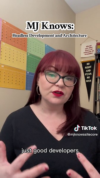 Let’s talk about headless development and architecture! #marketing #sitecore #womenintech #sitecoresym #tipsandtricks #seo #sitecoremvp #headlessdevelopment