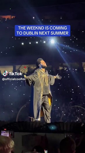 IT’S OFFICIAL! @The Weeknd is coming to Ireland with his record-breaking After Hours Till Dawn tour next summer 🔥 📍 Croke Park, Dublin 📆 Saturday 22nd August 2026 Tickets go on sale Friday 12th September from Ticketmaster @MCDproductions #theweeknd #afterhourstildawnstadiumtour #crokepark #theweekndconcert #blindinglights