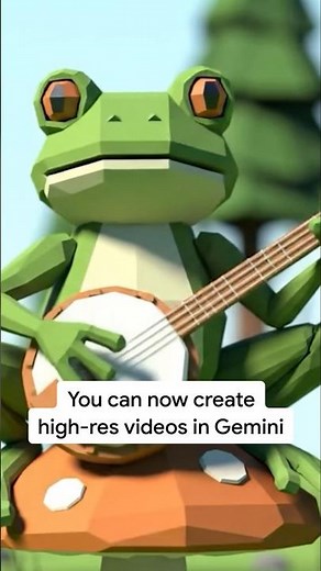 🐸✨ Rolling out today, you can create high-res eight-second videos in Gemini Advanced with Veo 2.