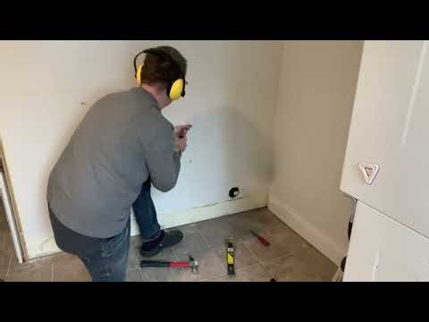 Removing Drywall in one piece to expose plumbing (Tips and Tricks)
