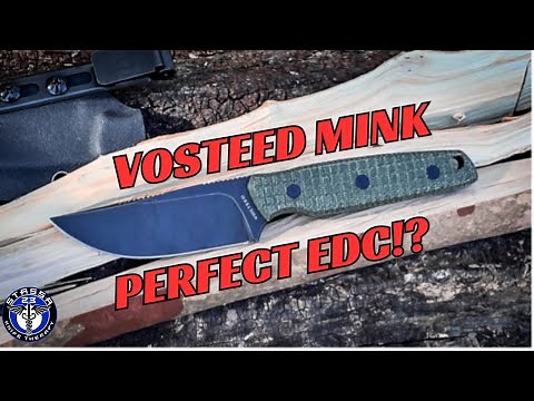 Best Value EDC Fixed Blade!? Vosteed Mink Review & Testing