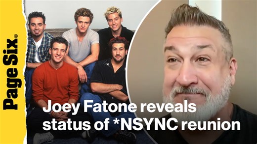 Joey Fatone reveals status of *NSYNC reunion: ‘Finally got an answer’