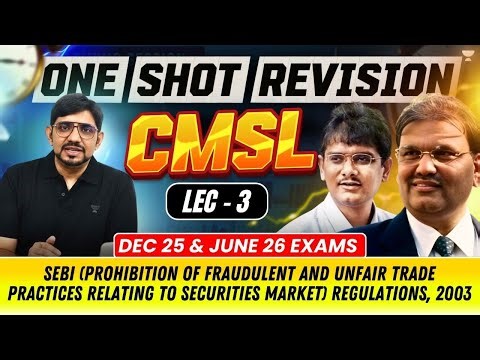CMSL MARATHON | ONE SHOT REVISION | CS EXECUTIVE DEC 25 & JUNE 26 EXAMS | CS AMIT VOHRA | UNACADEMY