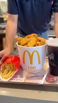The REAL 100 McNugget Bucket at McDonalds!