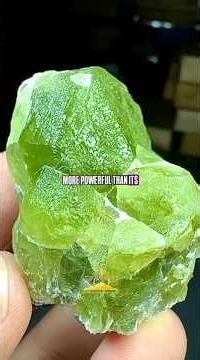 Peridot — the gem of sunlight 🌿✨