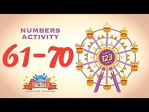 Learn Numbers 61 - 70 | Counting for Kids | Fun Preschool Math Video