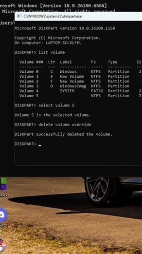 كيفية حذف ال Hidden Partitions خطوة بخطوة