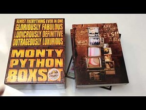 Monty Python DVD box set opening