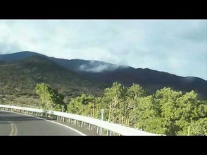 The full ascent to the summit of Mauna Kea in Hawaii by car