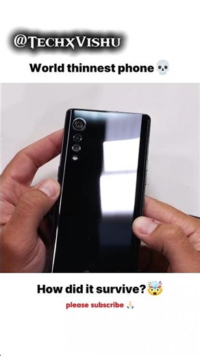 LG velvet 💀 Thinnest Smartphone in the world 🌎 #lg #unboxing #shortsfeed #iphone #tech #samsung