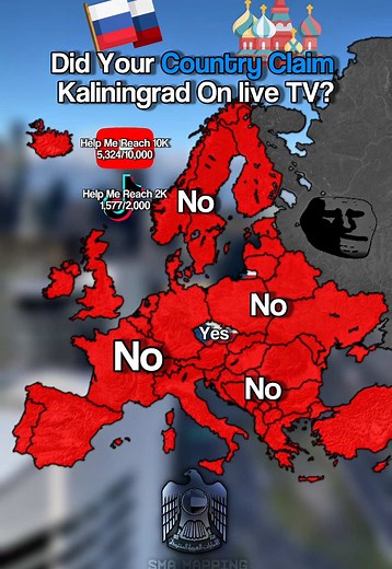 Did Your Cointry Claim Kaliningard on live TV? #geography #countries #views #shorts #mapping #subscribe #youtube #tiktok Tags: #capcut #edit #alightmotion #viral #like #world #Flags #flag #trending #thrend #map #history #usa #germany #france #uk #uae #qatar #saudiarabia #russia #romania #china #japan#ww2 #ww1 #coldwar #westerneurope #easterneurope #middleeast #northamerica #southamerica #africa #europe #asia #oceania #Australia,#gdp #gdppercapita #facts #fact #meme #memes #music #fyp #fypppppppp