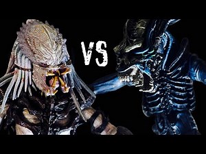 PREDATOR VS GORILLA ALIEN COMPLETE【STOP MOTION】【NECA】