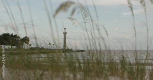 Lighthouse on the Gulf Coast in Biloxi, Mississippi