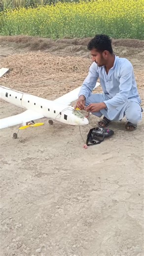 new home made rc plane #minivlog #dailyroutine #villagelife #homemade #rcplane