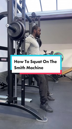 How To Squat On The Smith Machine #workout #bodybuilding #fitness