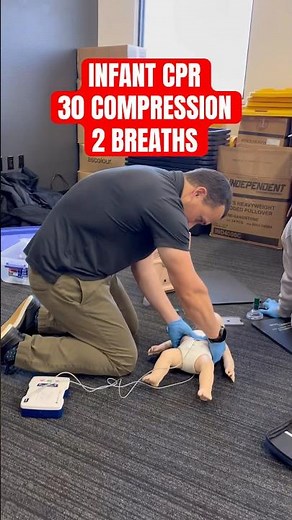 ✅INFANT CPR numbers #choking #cpr #parenting #firstaid