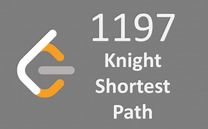 【刷题】leetcode 1197 马的最短路 knight shortest path, 双向BFS，python3