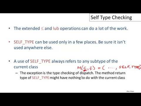 10-05: Self Type Checking Part 2 | Based on The Dragon Book