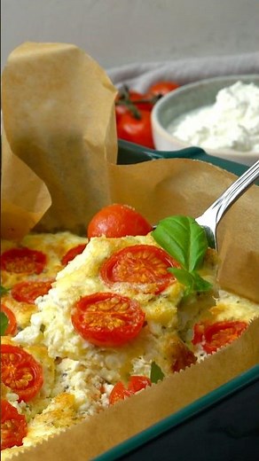 Cottage cheese and tomato casserole 🍅😋 #SimplyTasty #CottageCheeseTomatoCasserole #LowCarb #Quick...